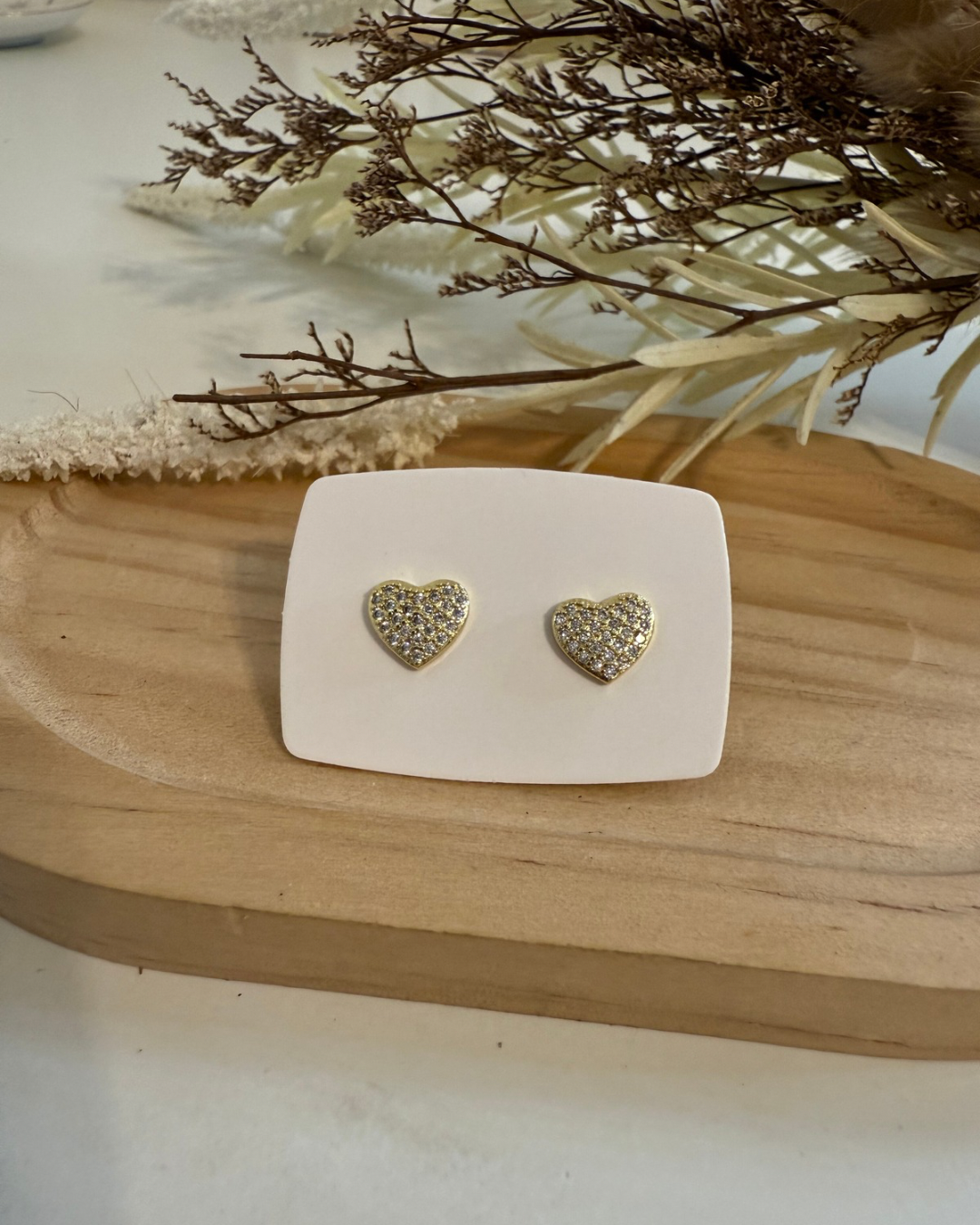 Corazones studs