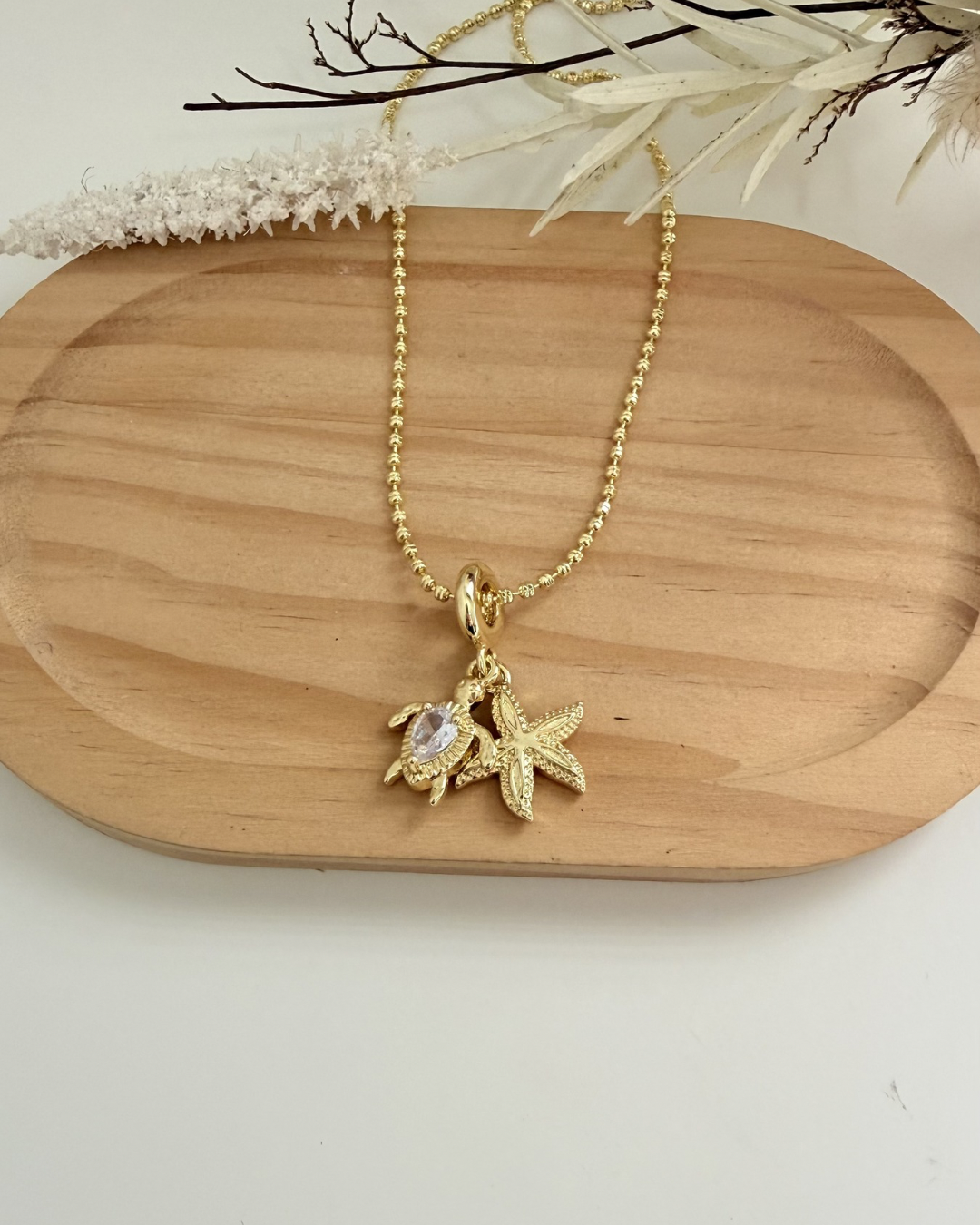 Cadena Tortuga y Estrella de Mar
