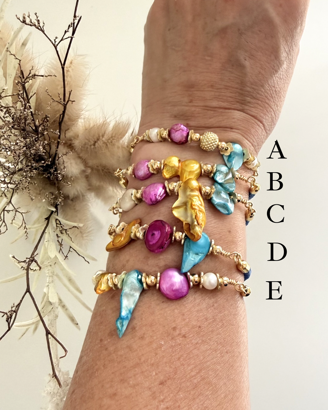 Pulseras Perlas