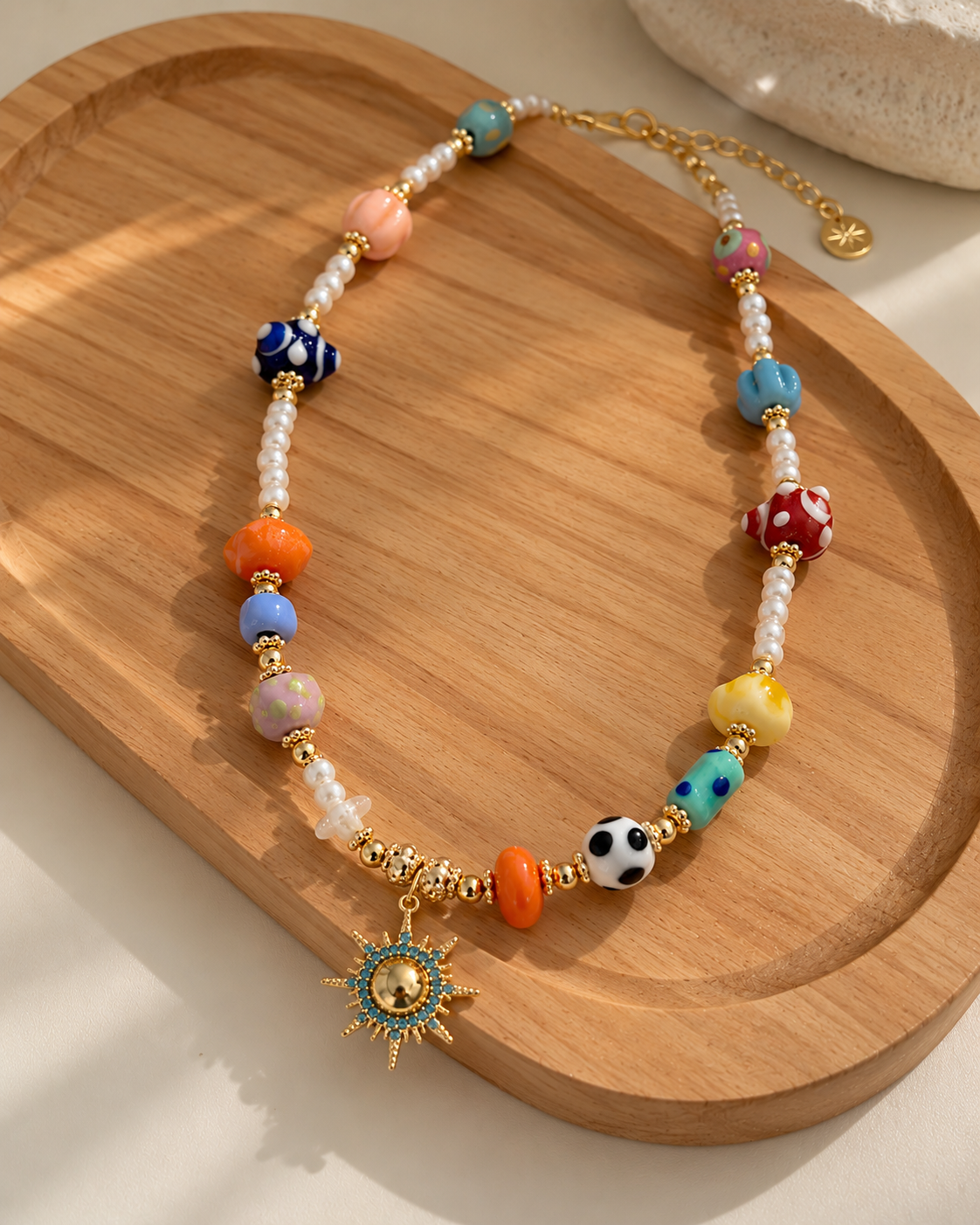 Collar Sol Turquesa