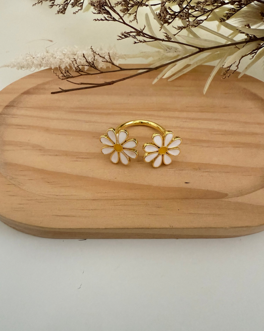Sortija Doble Daisy