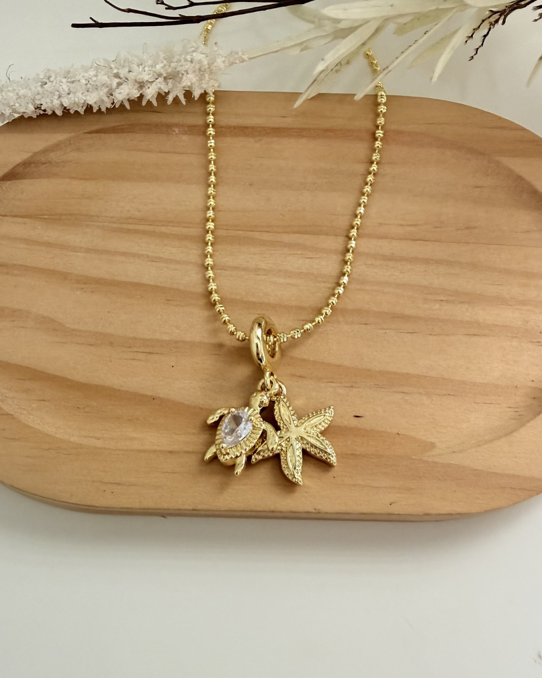 Cadena Tortuga y Estrella de Mar
