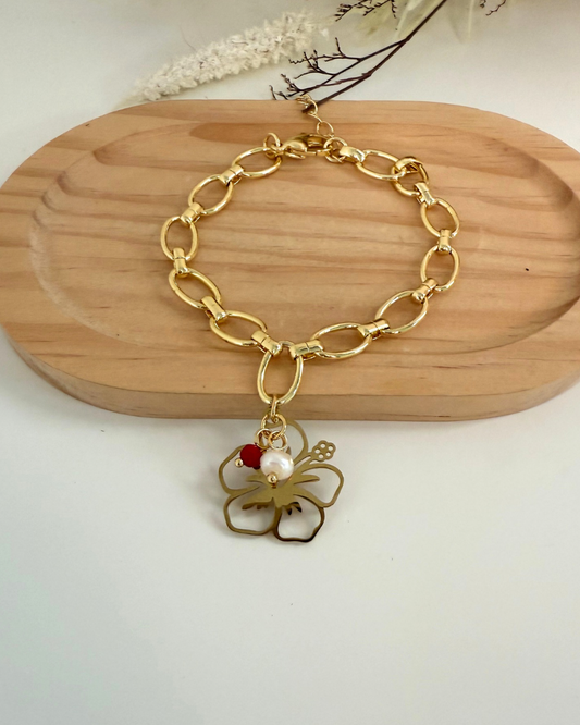 Pulsera Amapola dorada