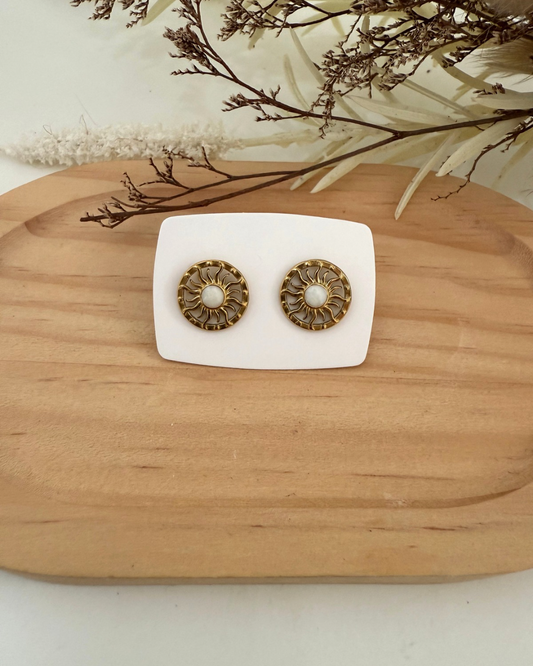 Studs Sol Blanco