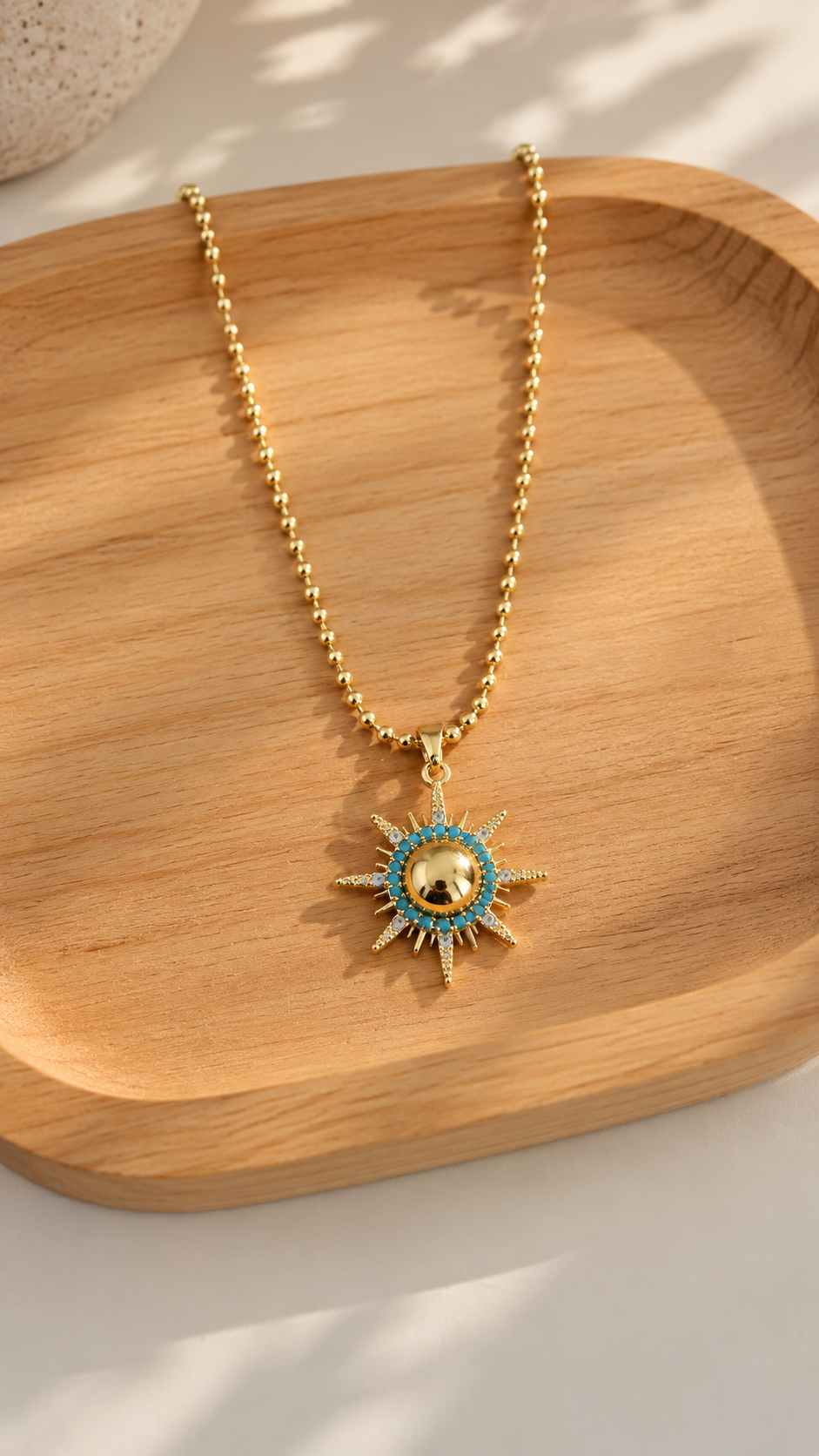 Cadena Sol Turquesa