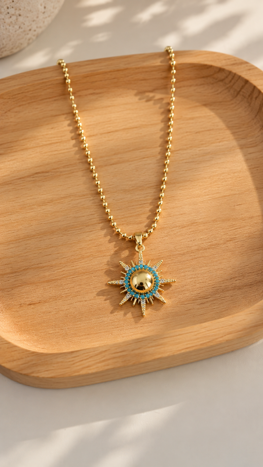 Cadena Sol Turquesa