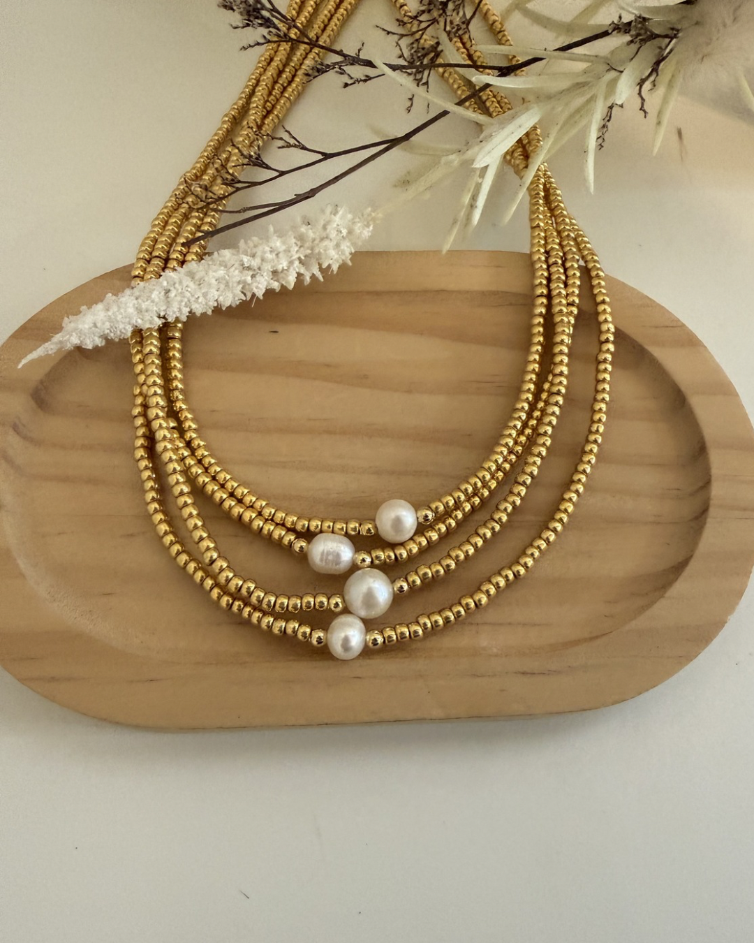 Choker Perla Solitaria