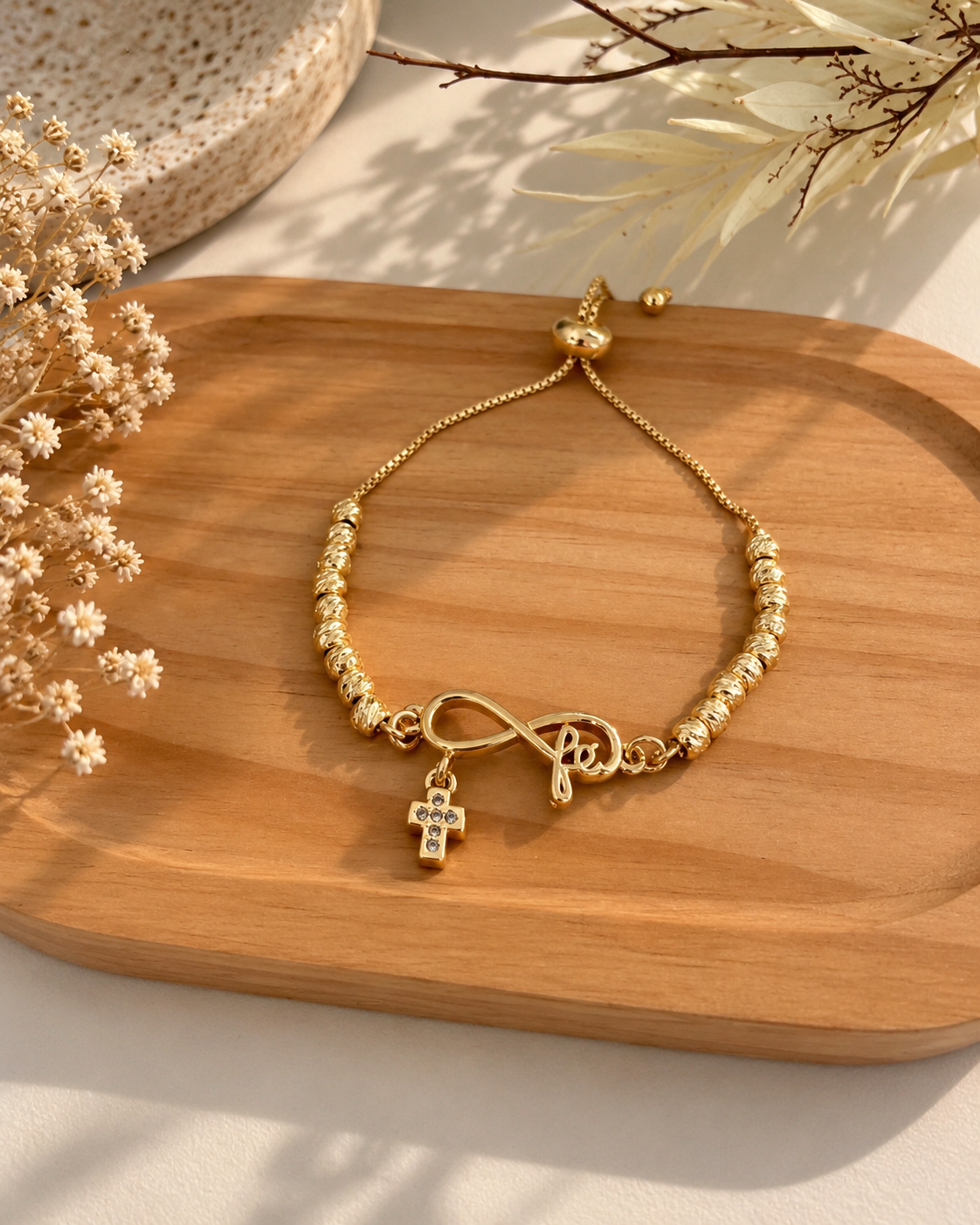 Pulsera infinito fe
