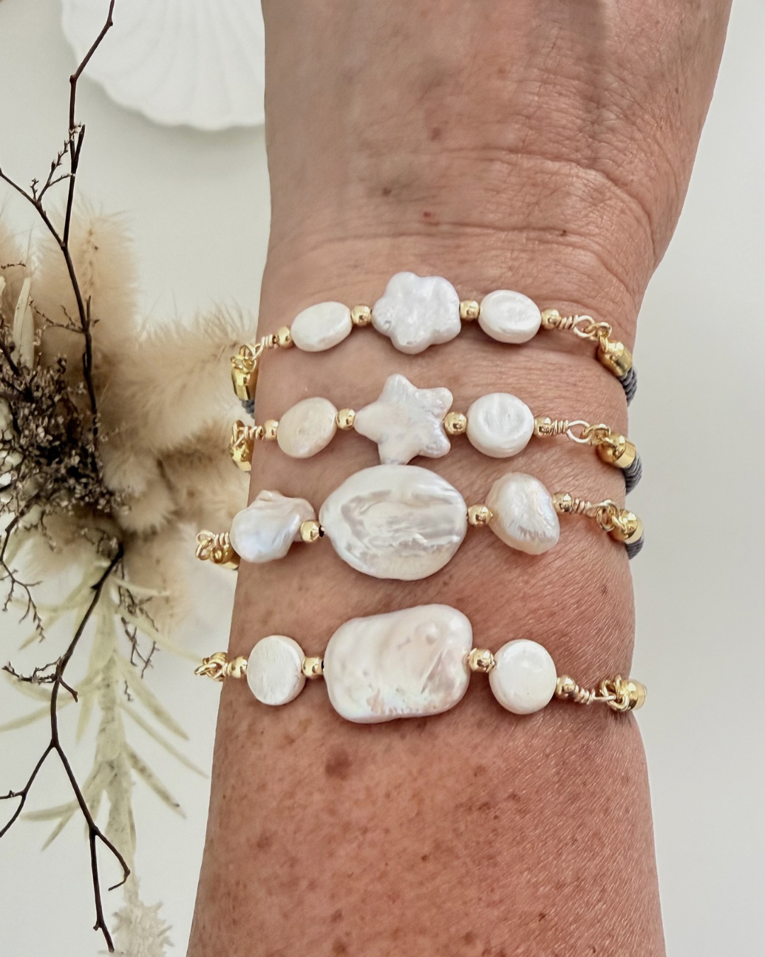 Pulseras Perlas