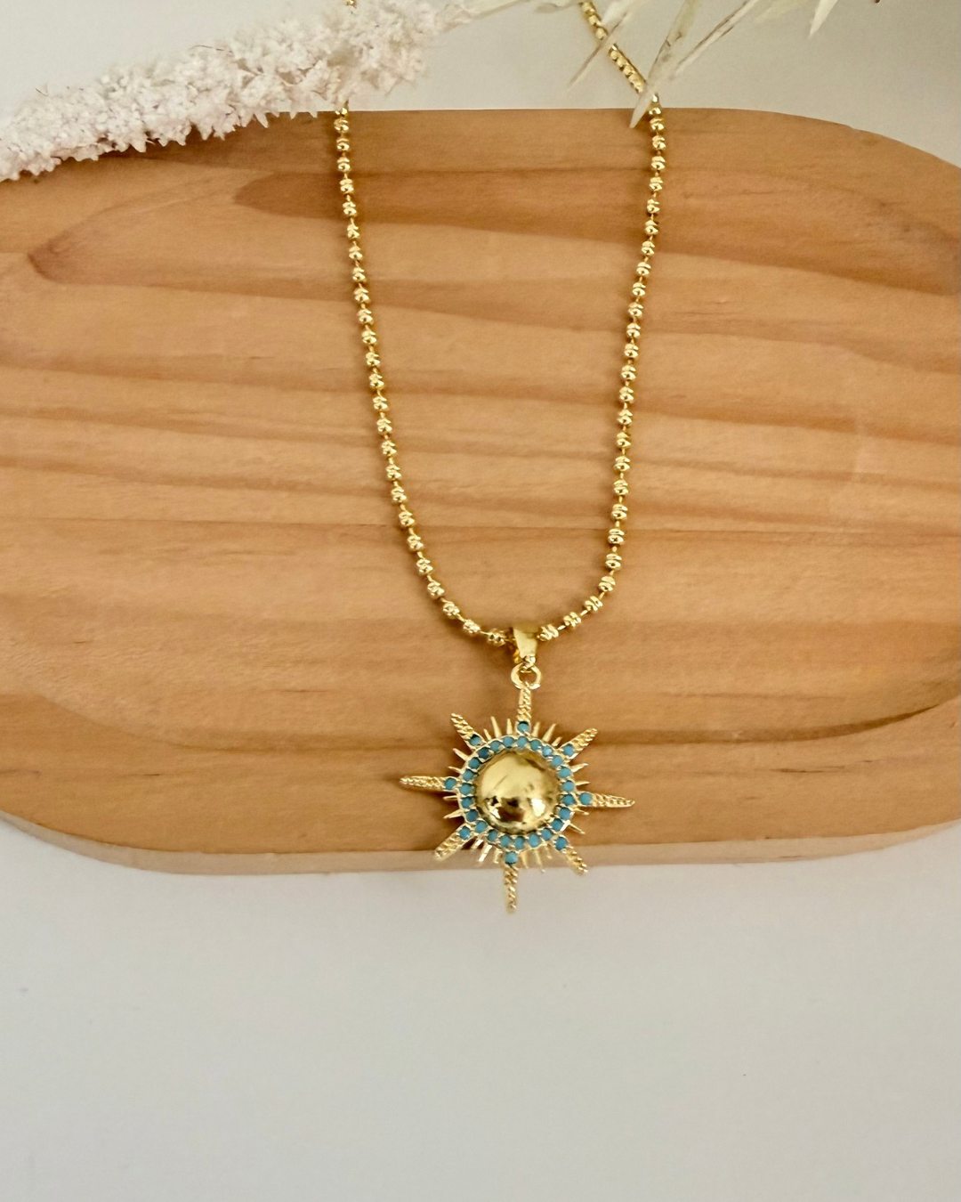 Cadena Sol Turquesa