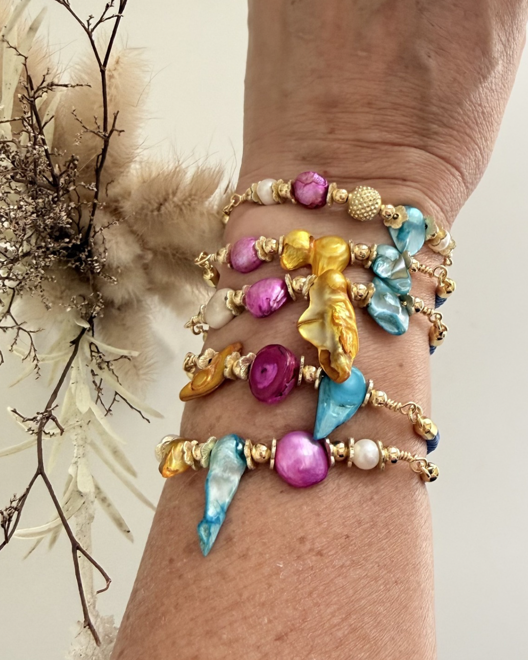 Pulseras Perlas