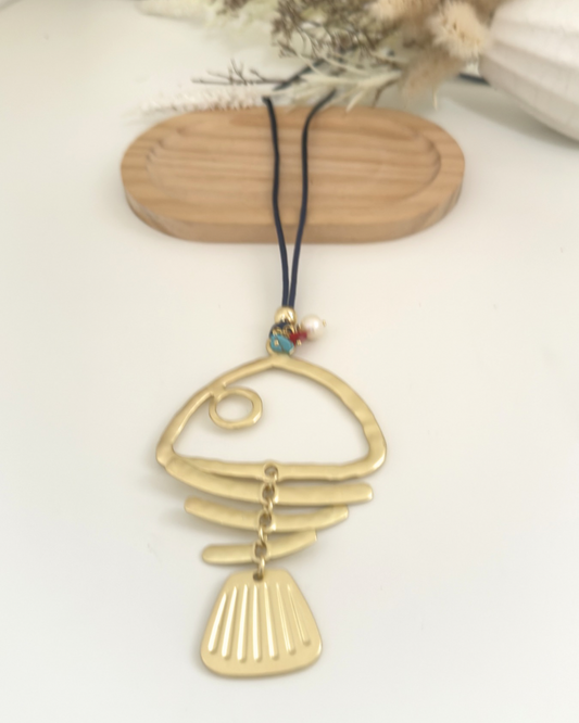 Collar largo Pez