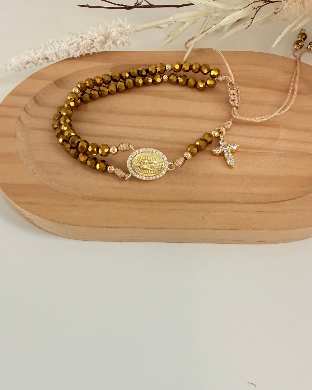 Rosario Pulsera en Hilo