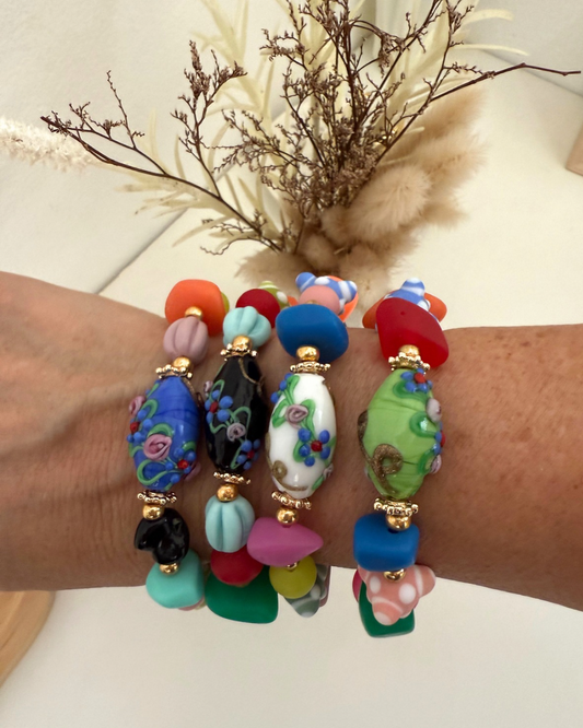 Pulseras Flores