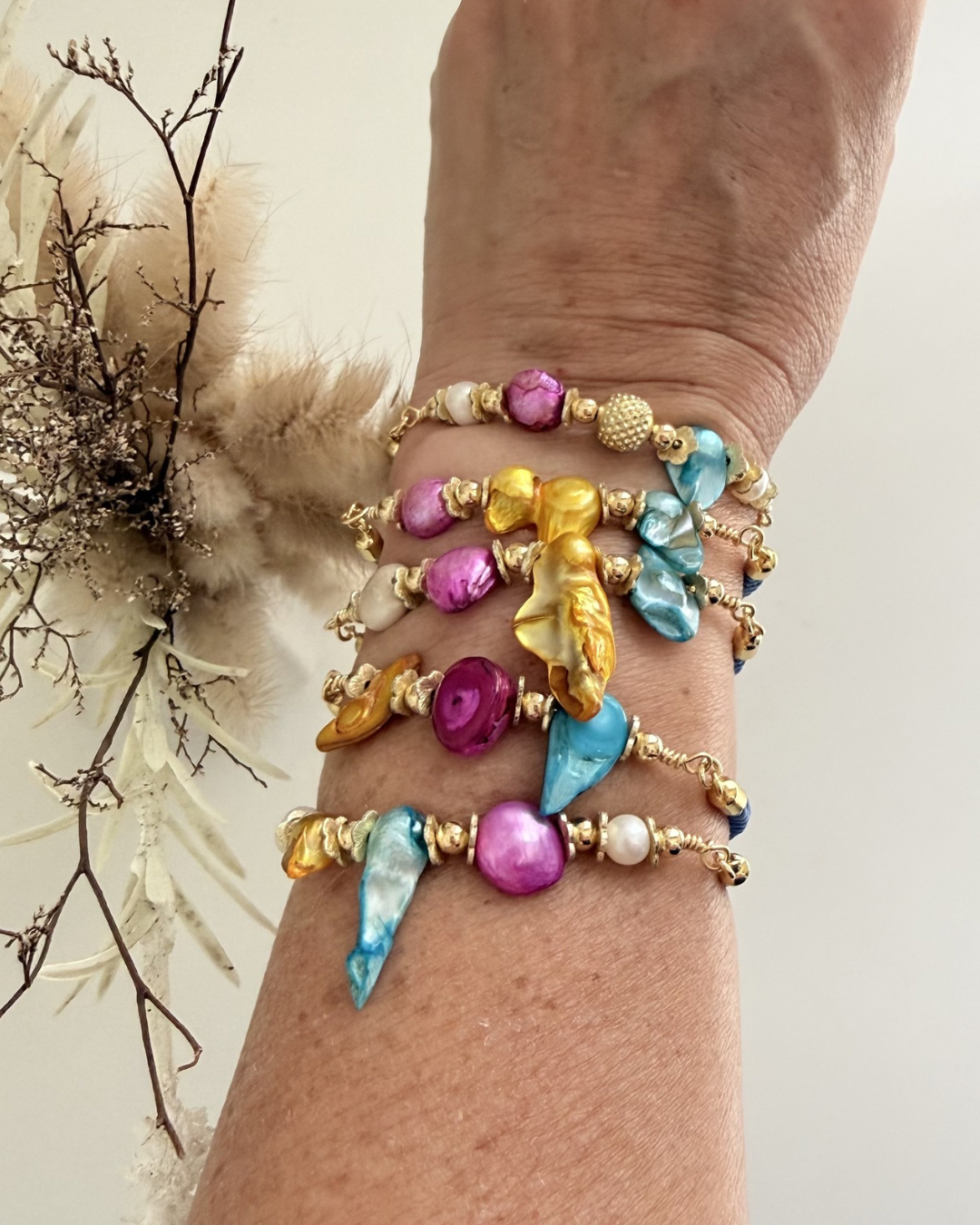 Pulseras Perlas