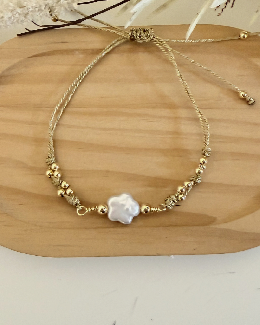 Pulseras Estrella y Flor