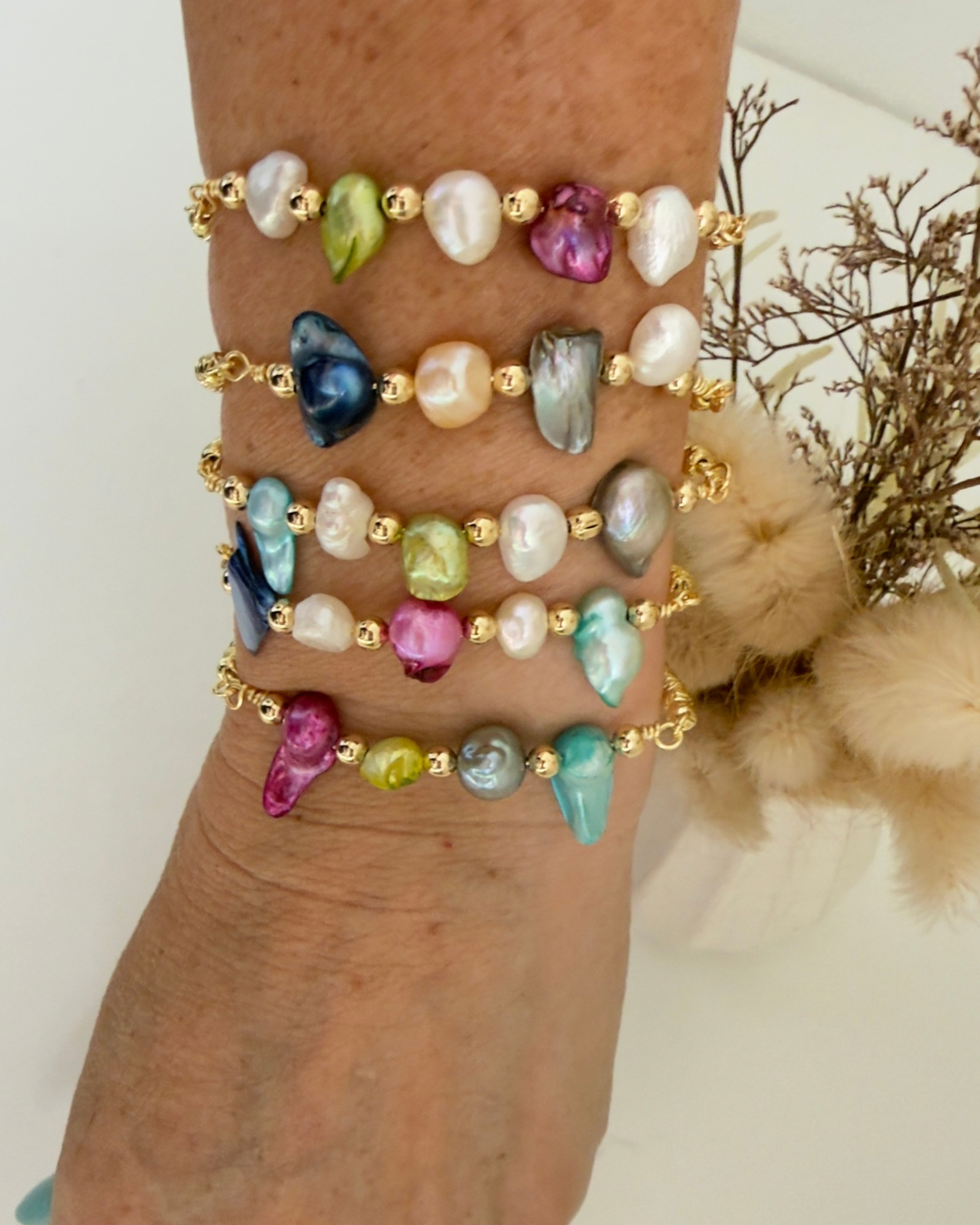 Pulseras Perlitas