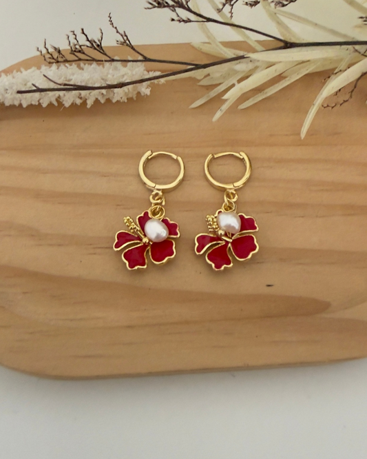 Pantallas de Amapola Roja Esmaltada.