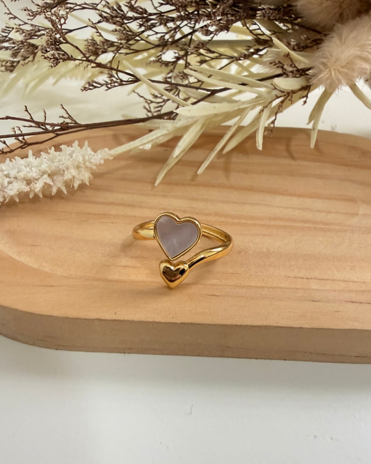 Sortija Corazón Nácar