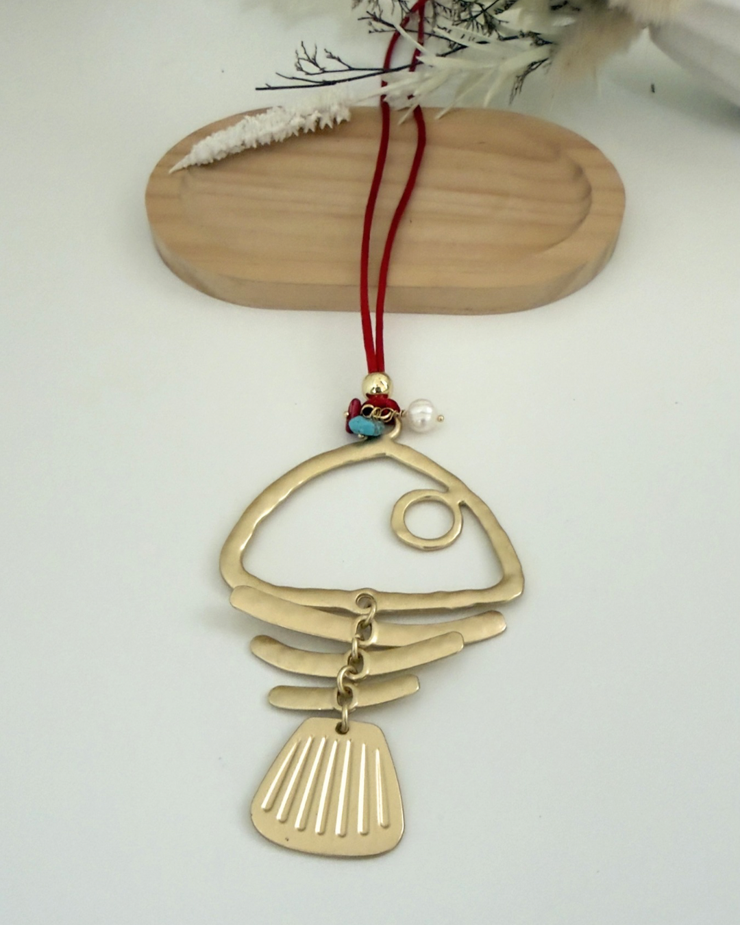 Collar largo Pez
