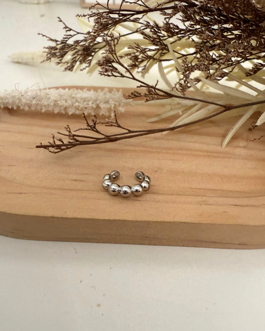 Lily earcuff plata